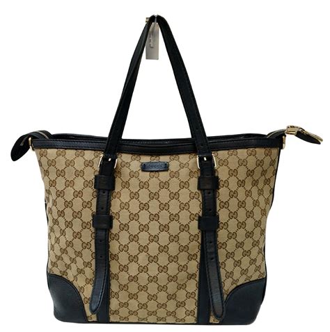 gucci craft original gg canvas tote|genuine gucci bag purse tote.